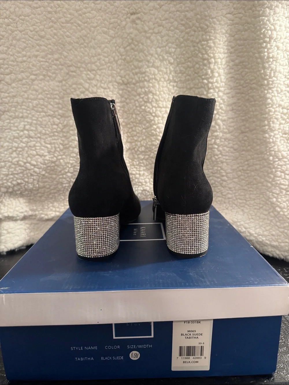 Tabitha black suede